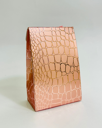 50 Pcs Luxury Textured Foil Nikah Gift Boxes with Ribbon