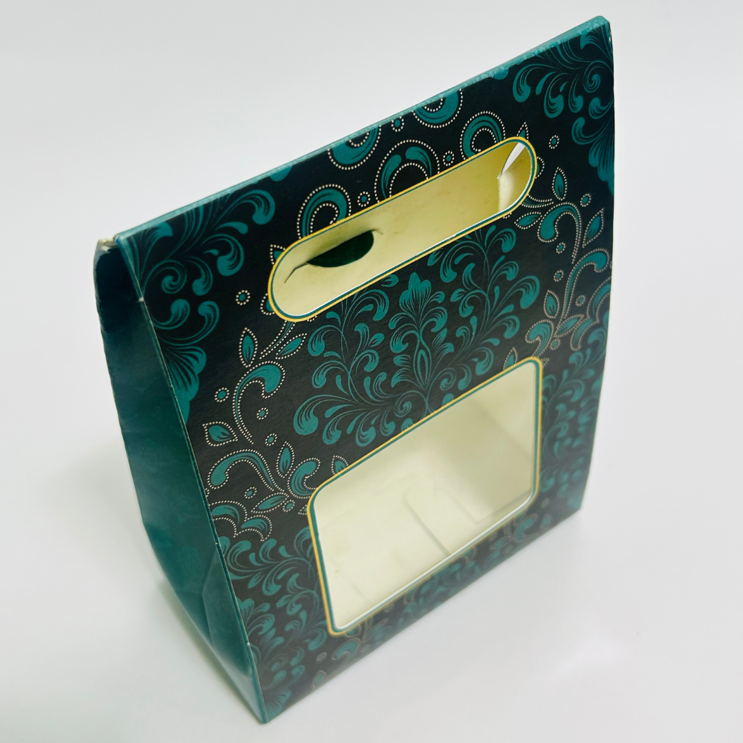 50 Pcs Royal Window Gift Bag – 12×13 cm
