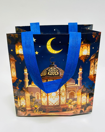 10Pcs Eid & Ramadan Premium Gift Carry Bags – 22×11×23 cm
