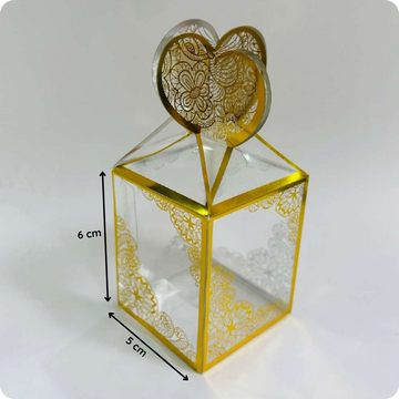50 Pcs Long Design Nikah Box - PVC