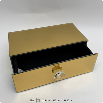 Royal Mirror Glass Drawer Box