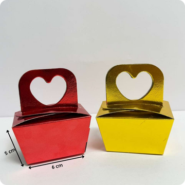 Mini Heart Handle Nikah Favor Box – Premium Gift Packaging by Raza Agencies