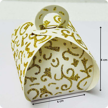 50 Pcs Glitter Handle Nikah Favor Box