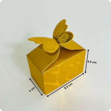 50 Pcs Butterfly Closure Nikah Favor Box