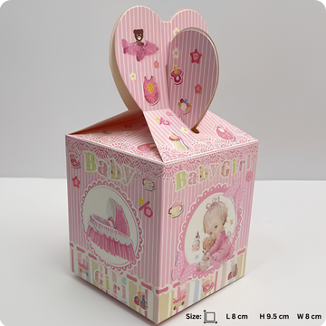 50 Pcs Baby Boy & Baby Girl Single Laddu Favour Box