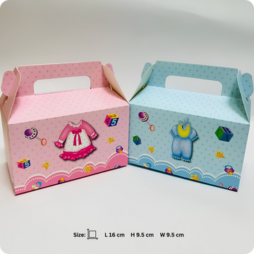 25 Pcs Baby Boy & Baby Girl 2 Laddu Carry Box