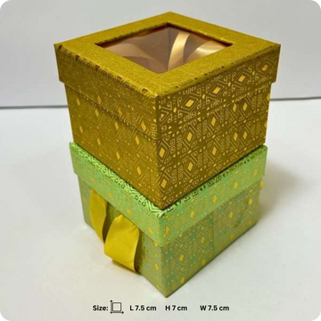 50 Pcs Premium Window Single Laddu Box