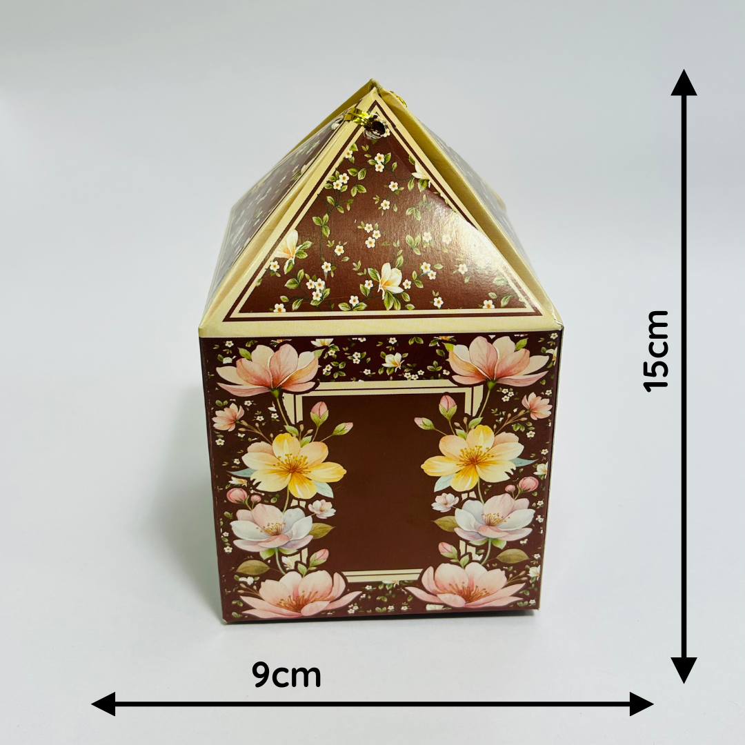 50 Pcs Premium Triangle Top Gift Box - 9x15 cm