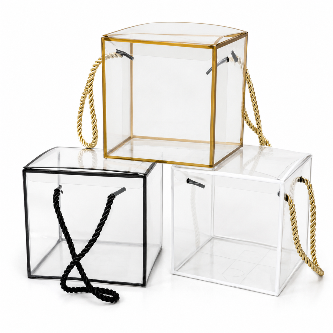10Pcs Premium PVC Hamper Box