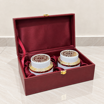 Premium Burgundy Festive Hamper Box