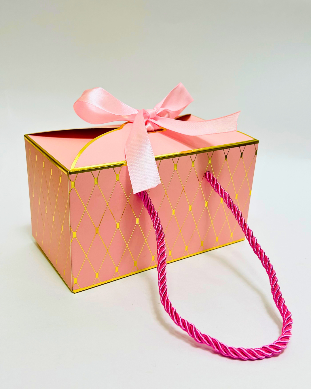 50 Pcs Luxury Blue Hamper Box with Ribbon & Handle