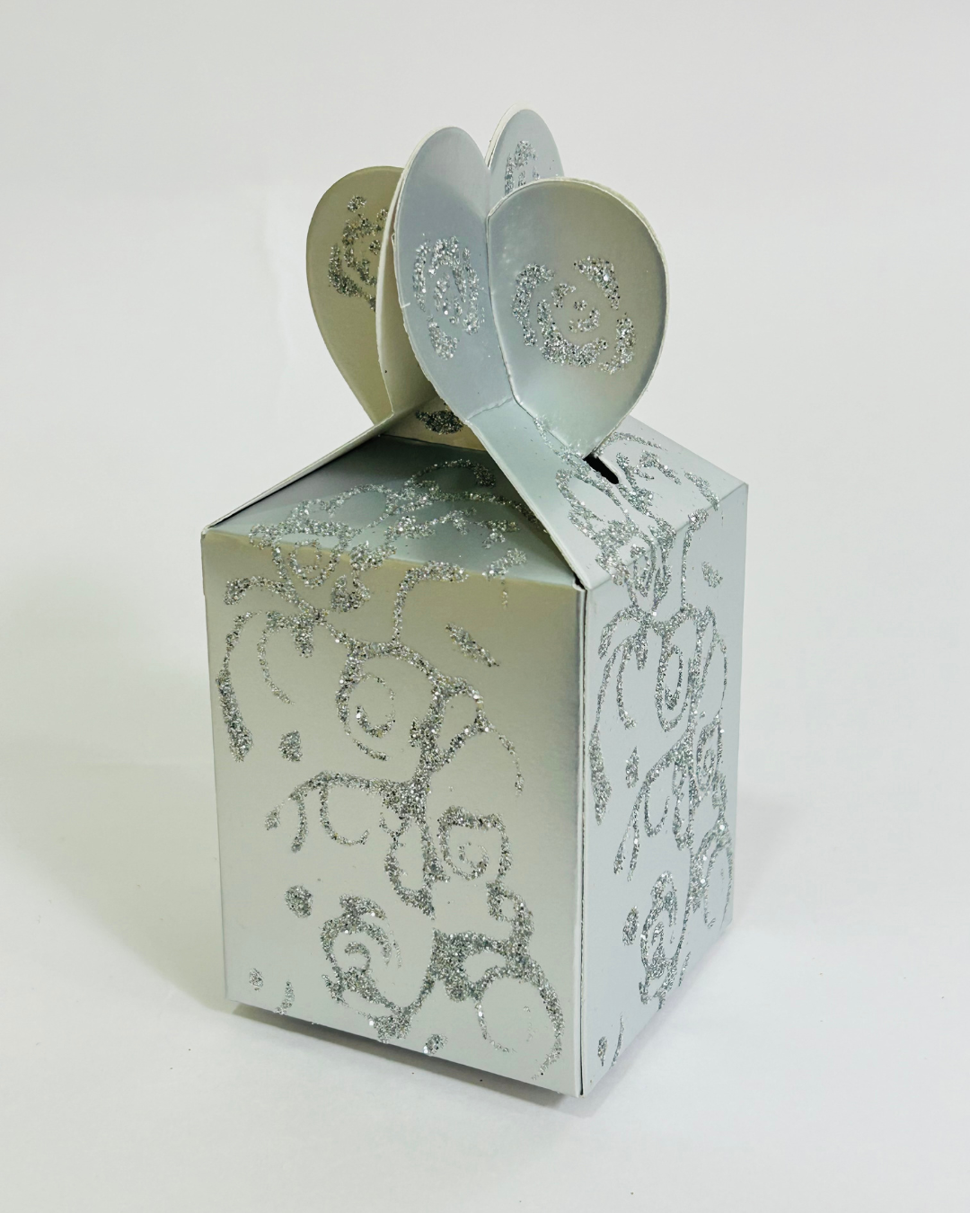 50 Pcs Heart Lock Favor Box for Nikah Return Gifts
