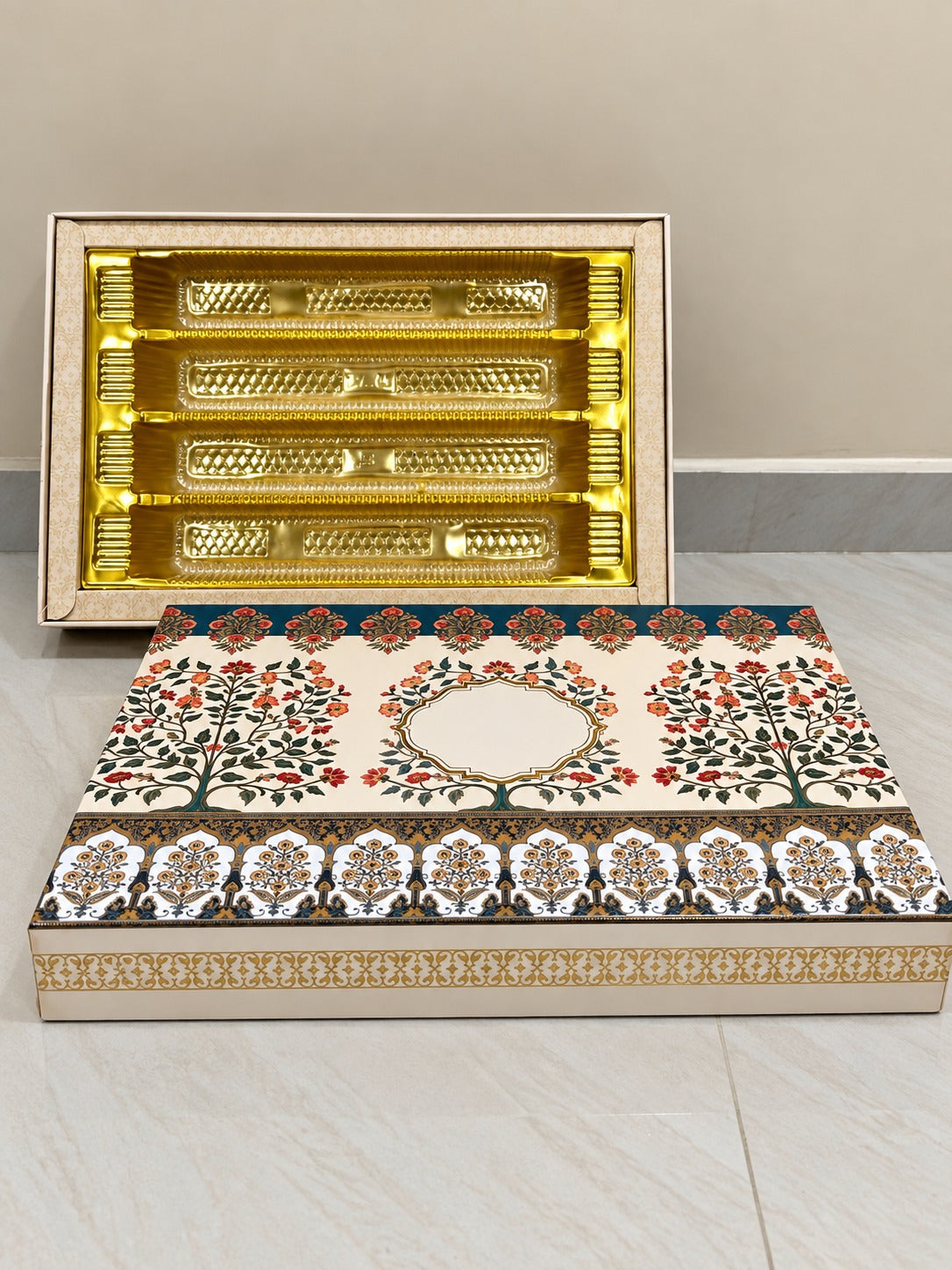 Premium Floral Chocolate Cavity Box